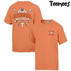 Tennessee Volunteers Comfort Wash 2024 NCAA Mens Baseball College World Series Champions TShirt 1