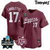 Texas A&M Aggies 2024 College World Series Baseball Jersey – White Gold