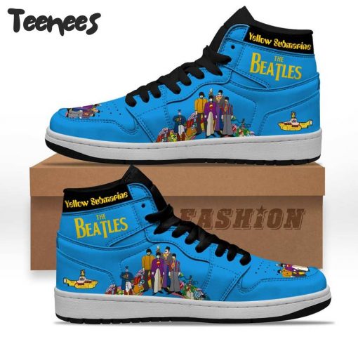 The Beatles Yellow Submarine Air Jordan 1 Shoes