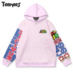 Toad Super Mario Pink Hoodie