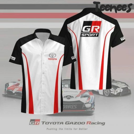 Toyota GR Sport High Quality Printed Button Up Shirt