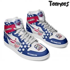 USA Soccer Team Go America Air Jordan 1 Shoes