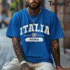 Unisex Vintage Italy National Letter Print Tee