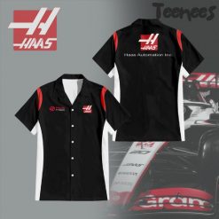 Haas Racing F1 Team High Quality Printed Button Up Shirt