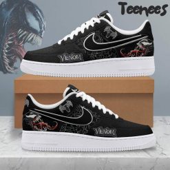 Venom All Black Air Force 1 Shoes