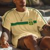 Vintage Brazilian National Football Navy T-Shirt