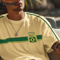 Vintage Brazil Y2K Football T-shirt