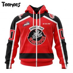 WHL Moose Jaw Warriors Reverse Retro Hoodie