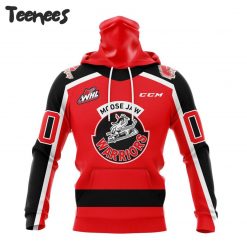 WHL Moose Jaw Warriors Reverse Retro Hoodie