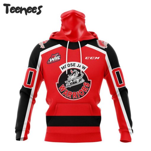 WHL Moose Jaw Warriors Reverse Retro Hoodie