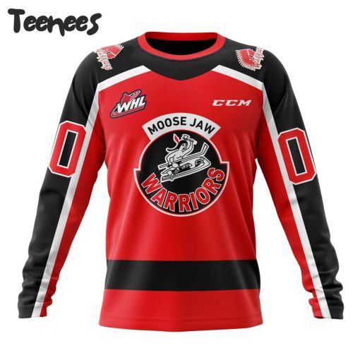 WHL Moose Jaw Warriors Reverse Retro Hoodie