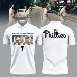 With A Little Help From My Friends Philadelphia Phillies Polo Shirt