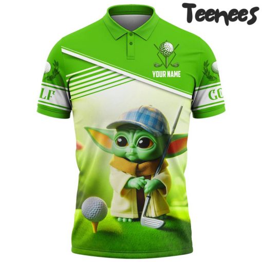 Yoda Golf Green Polo Shirt