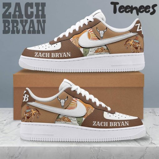 Zach Bryan Brown Air Force 1 Shoes