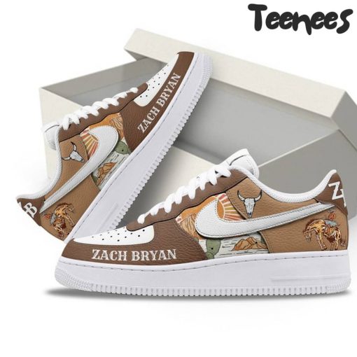 Zach Bryan Brown Air Force 1 Shoes