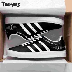 Zundapp Black White Stripes Stan Smith Shoes