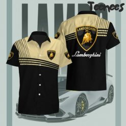 Lamborghini High Quality Printed Button Up Shirt