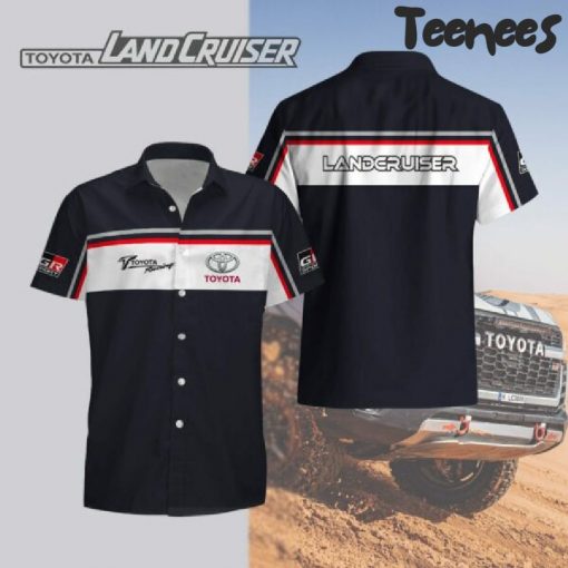 Toyota Land Cruiser High Quality Printed Button Up Shirt