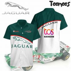 Jaguar Racing High Quality Printed Button Up Shirt