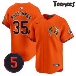 Baltimore Orioles Crab Orange Baseball Jersey