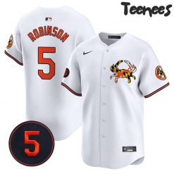 Baltimore Orioles Crab White Baseball Jersey