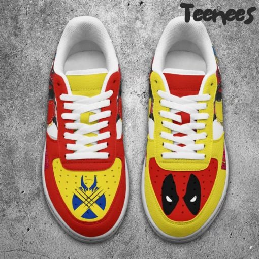 Deadpool x Wolverine Air Force 1 Shoes