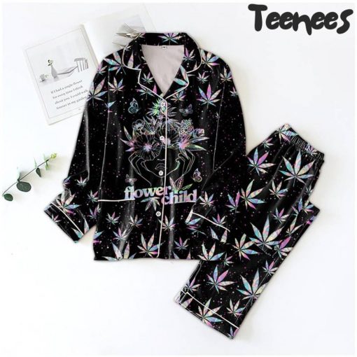 Hologram Flower Child Pajamas Set