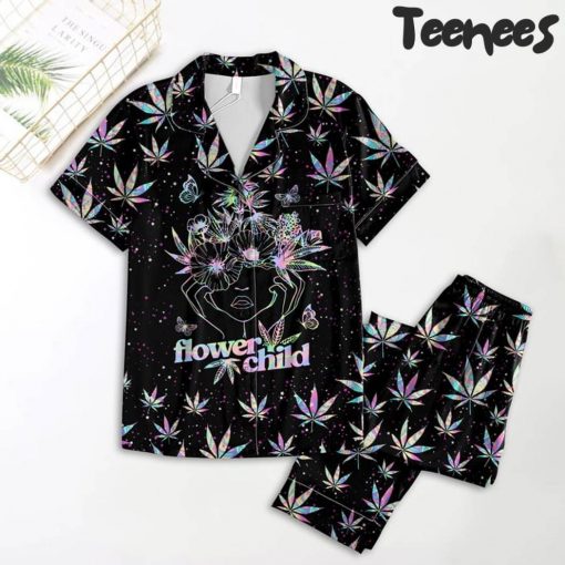 Hologram Flower Child Pajamas Set