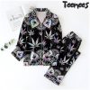 Hologram Flower Child Pajamas Set