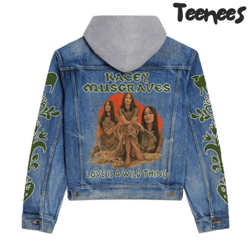 Kacey Musgraves Hooded Denim Jacket