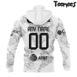 LIGA MX Club America Personalized 20242025 White Design Kits Hoodie