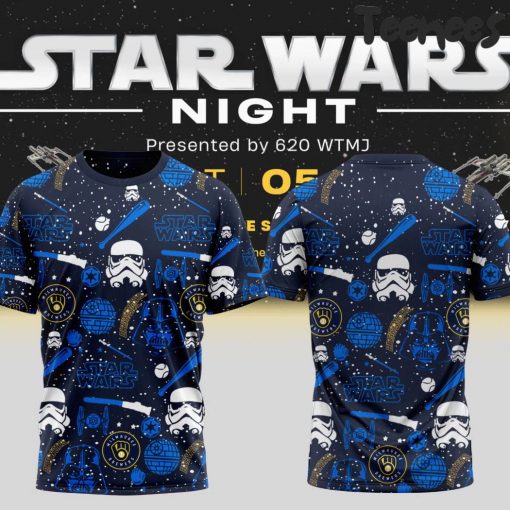 Milwaukee Brewers x Star Wars Night Blue Shirt