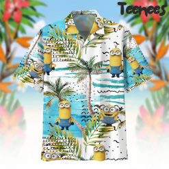 Minions Palm Tree Hawaiian Shirt