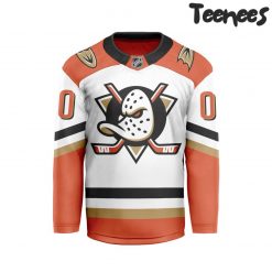 NHL Anaheim Ducks Away Personalized 2024 Hockey Jersey