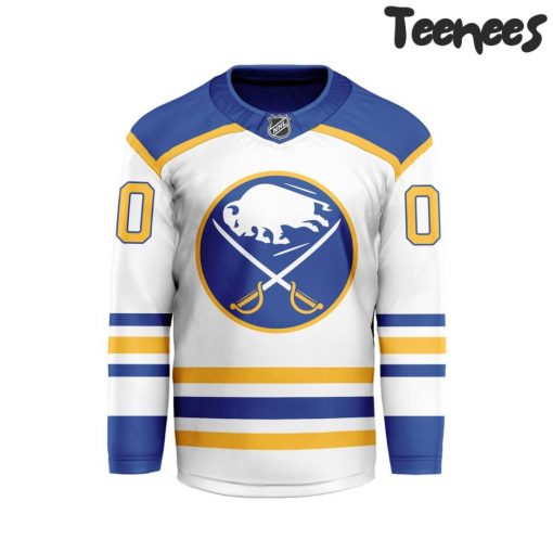 NHL Buffalo Sabres Away Personalized 2024 Hockey Jersey