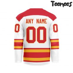 NHL Calgary Flames Away Personalized 2024 Hockey Jersey