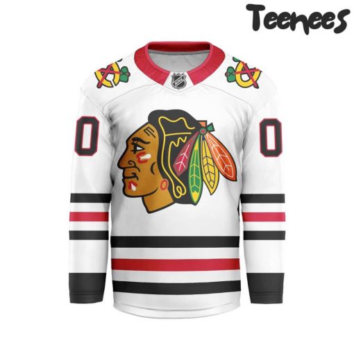 NHL Chicago Blackhawks Away Personalized 2024 Hockey Jersey