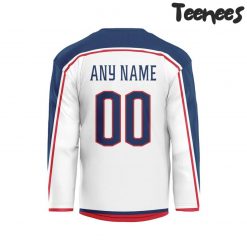 NHL Columbus Blue Jackets Away Personalized 2024 Hockey Jersey