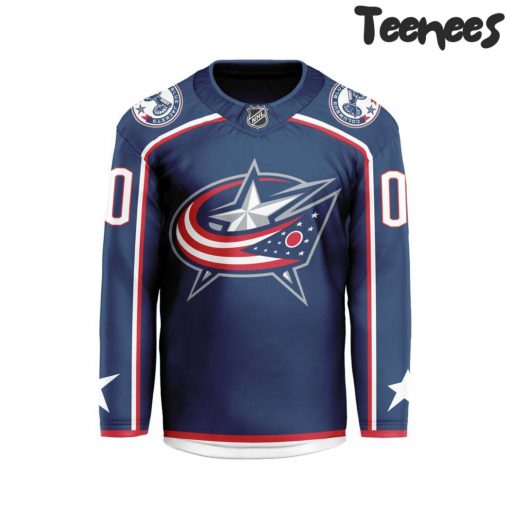 NHL Columbus Blue Jackets Personalized 2024 Hockey Jersey