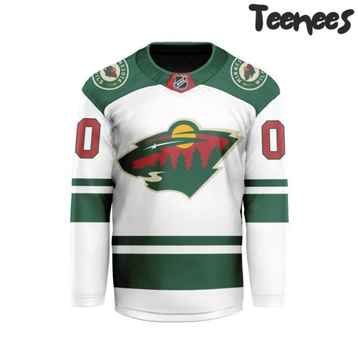 NHL Minnesota Wild Away Personalized 2024 Hockey Jersey