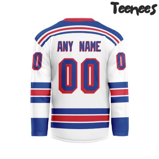 NHL New York Rangers Away Personalized 2024 Hockey Jersey