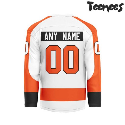 NHL Philadelphia Flyers Away Personalized 2024 Hockey Jersey