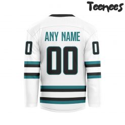 NHL San Jose Sharks Away Personalized 2024 Hockey Jersey