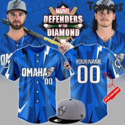 Omaha Storm Chasers Defenders of the Diamond Baseball Jersey