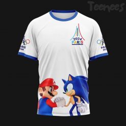 Super Mario x Sonic Olympic Paris 2024 TShirt