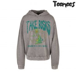 Take Risks Generational Wealth Grey Hoodie