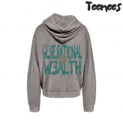 Take Risks Generational Wealth Grey Hoodie