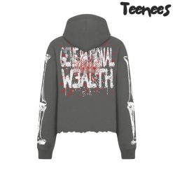 Take Risks Grey Generational Wealth Hoodie