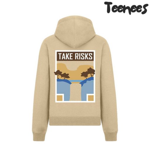 Take Risks Serenity Beige Hoodie