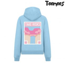 Take Risks Serenity Blue Hoodie